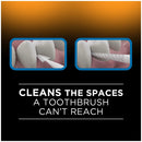 Dentek Floss Picks Deep Clean Bristle Picks | Removes Food & Plaque, 100 ct