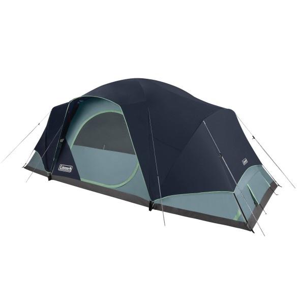 coleman camper tent Coleman Skydome 12-Person Camping Tent XL, Blue