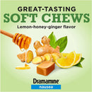Dramamine Ginger Chews, Nausea Relief Soft Chews Lemon-Honey-Ginger, 20 Count