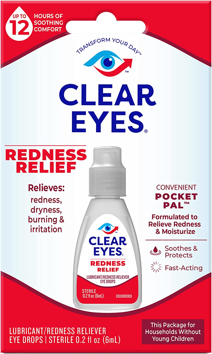 Save on Clear Eyes Maximum Redness Relief Eye Drops Redness Reliever  Lubricant Order Online Delivery