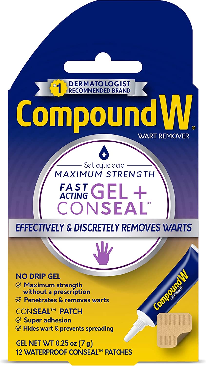 Compound W Maximum Strength One Step Plantar Wart Remover Foot