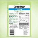 Dramamine Ginger Chews, Nausea Relief Soft Chews Lemon-Honey-Ginger, 20 Count