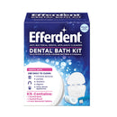 Efferdent Dental Bath Cleanser Kit, with Dental Bath, Brush & Cleansing Tablets