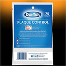 Dentek Floss Picks Cross Flosser Plaque Control Floss Picks, X-Shaped Floss, 75 ct