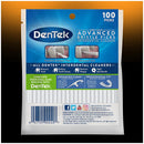 Dentek Floss Picks Deep Clean Bristle Picks | Removes Food & Plaque, 100 ct