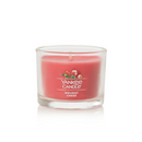 Yankee Candle Signature Votive Mini Candle Jar, Holiday Cheer Scent, Natural Soy Wax Blend Candle with Natural Fiber Wick, 1.3 OZ Glass Jar (Pack of 12)