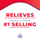 Clear Eyes Redness Eye Relief Lubricant Eye Drops, 0.5 fl oz