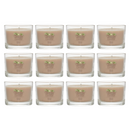 Yankee Candle Signature Votive Mini Candle Jar,  Sun & Sand Scent, Natural Soy Wax Blend Candle with Natural Fiber Wick, 1.3 OZ Glass Jar (Pack of 12)