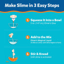 Elmer's Liquid School Glue, Clear Glue, Washable, Great for Making Slime, 5 Ounces, Pack of 3