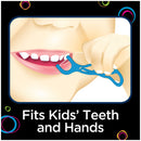 Dentek Floss Picks Kids Fun Flossers | Removes Food & Plaque, 40 ct