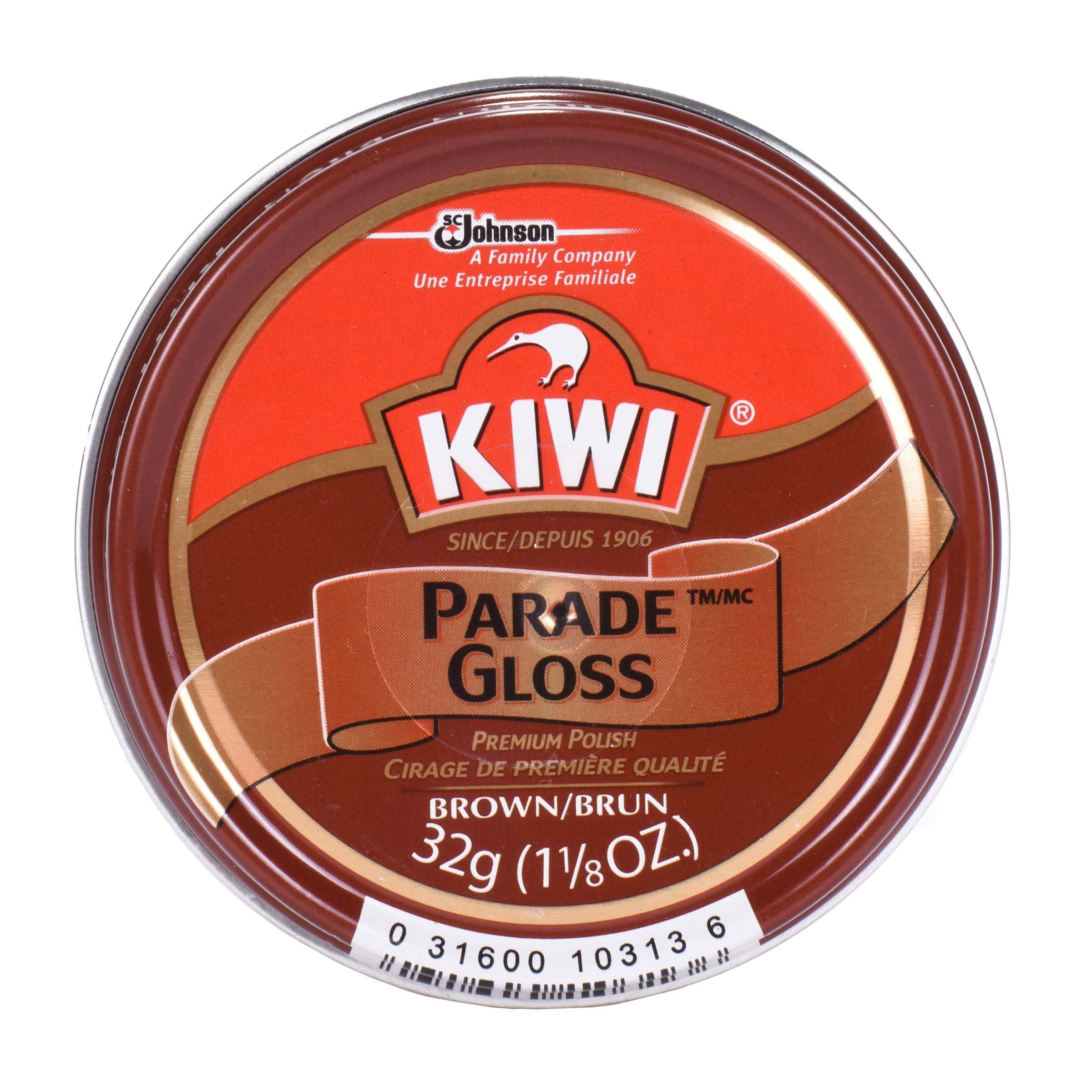 Kiwi Parade Gloss Polish, Premium, Brown - 1.125 oz