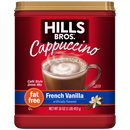 Hills Bros Far Free French Vanilla Cappuccino, 16oz Hills Bros Far Free French Vanilla Cappuccino