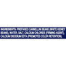 BUSH'S BEST Cannellini Beans Ingredients, Bush's Best White Kidney Bean Ingredients