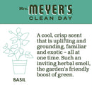 Mrs. Meyer's Clean Day Liquid Dish Soap Bottle, Basil Scent, 16 fl oz - Trustables