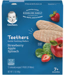 Gerber Teethers Gentle Teething Wafers, Strawberry Apple Spinach, 1.7 OZ - Trustables