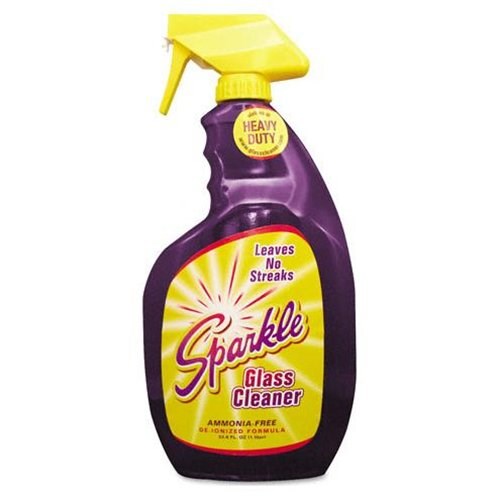 Sparkle Glass Cleaner, Ammonia-free, 33.8 oz. (Pack of 1)
