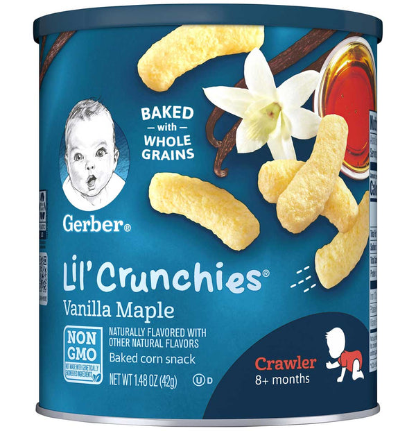 Gerber Lil Crunchies, Vanilla Maple, 1.48 OZ - Trustables