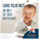 Gerber Yogurt Melts, Peach, 1 OZ - Trustables