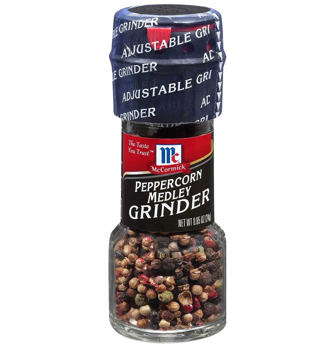 NEW TWO (2) McCormick Peppercorn Medley Grinders - 0.85 oz each