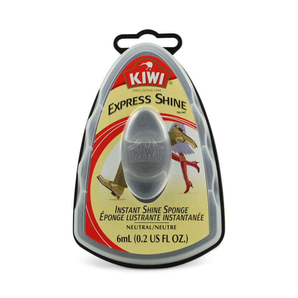 Kiwi Neutral Express Shine Sponge, Neutral, 0.2 US fl. oz. (Pack of 3) 