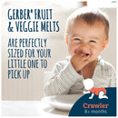 Gerber Fruit & Veggie Melts Snack Variety Pack, 3 Very Berry Blend and 3 Truly tropical Blend, 6-CT - Trustables