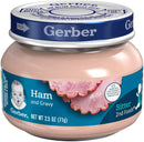 Gerber 2nd Foods Gravy Jars Variety Pack, 3 Turkey, 3 Ham, 3 Chicken, 3 Beef, 12 CT - Trustables