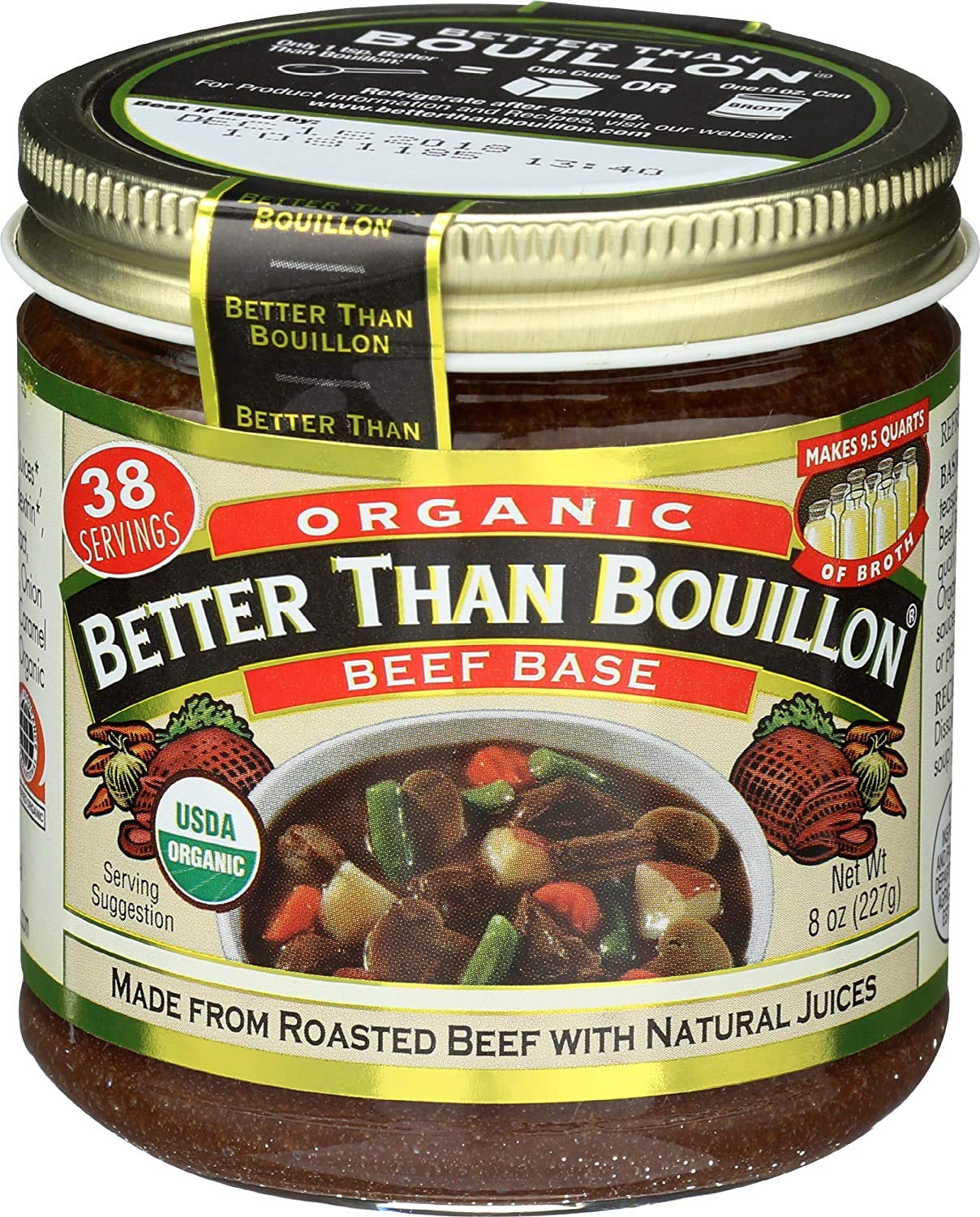 Better Than Bouillon Beef Base, Organic - 8 oz