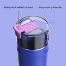 bubba DualSip Leakproof Insulated Water Bottle with Straw, Ocean Energy, 24 Ounce