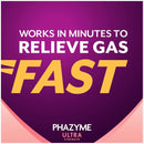 Phazyme Ultra Strength Gas & Bloating Relief, Works in Minutes, 12 Fast Gels