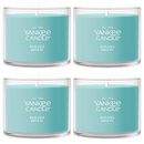 Yankee Candle Signature Votive Mini Candle Jar, Bahama Breeze, Natural Soy Wax Blend Candle with Natural Fiber Wick, 1.3 OZ Glass Jar (Pack of 4)