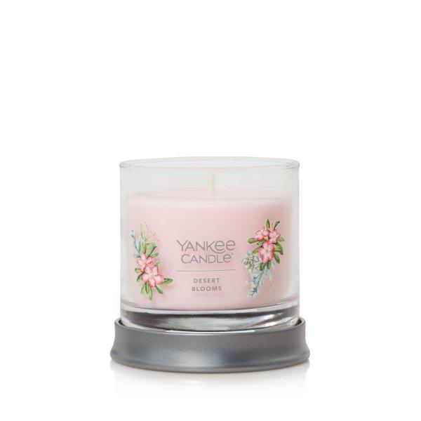 Yankee Candle Small Tumbler Scented Single Wick Jar Candle, Desert Blooms, Over 20 Hours of Burn Time, 4.3 Ounce (Pack of 2)