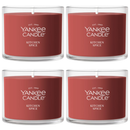 Yankee Candle Signature Votive Mini Candle Jar, Kitchen Spice, Natural Soy Wax Blend Candle with Natural Fiber Wick, 1.3 OZ Glass Jar (Pack of 4)