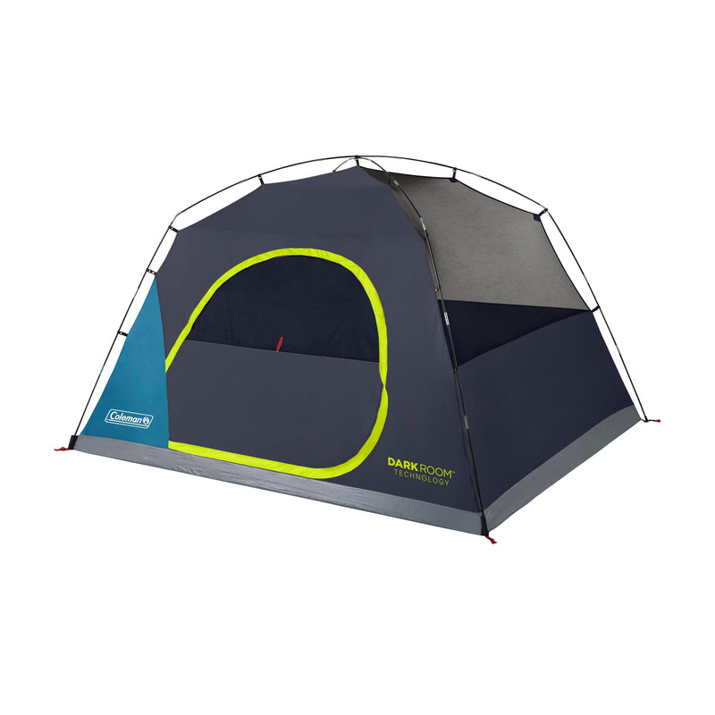 Coleman 6-Person Dark Room Skydome Camping Tent, Blue