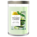 Yankee Candle Large Tumbler Scented Candle, Cucumber Mint Cooler, 20 oz