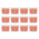 Yankee Candle Signature Votive Mini Candle Jar, Cliffside Sunrise Scent, Natural Soy Wax Blend Candle with Natural Fiber Wick, 1.3 OZ Glass Jar (Pack of 12)