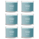 Yankee Candle Signature Votive Mini Candle Jar, Tree Farm Festival, Natural Soy Wax Blend Candle with Natural Fiber Wick, 1.3 OZ Glass Jar (Pack of 6)