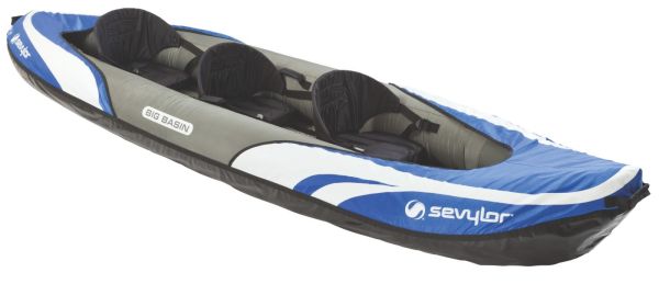 Sevylor Big Basic 3-Person Inflatable Kayak, Blue