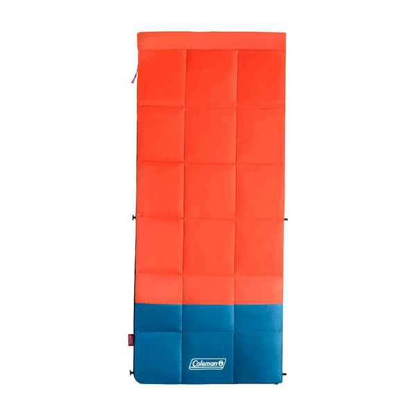 Coleman Kompact 40°F Rectangle Sleeping Bag, Tiger Lily