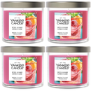 Yankee Candle Small Tumbler Scented Single Wick Jar Candle, Iced Berry Lemonade, 4.3 Ounce (Pack of 4)