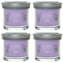 Yankee Candle Small Tumbler Scented Single Wick Jar Candle, Lilac Blossoms, Over 20 Hours of Burn Time, 4.3 Ounce (Pack of 4)