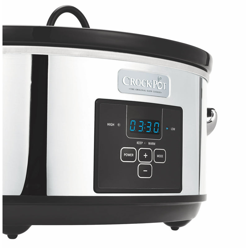 Crock-Pot 7-Quart Programmable Slow Cooker, Platinum, 1 CT