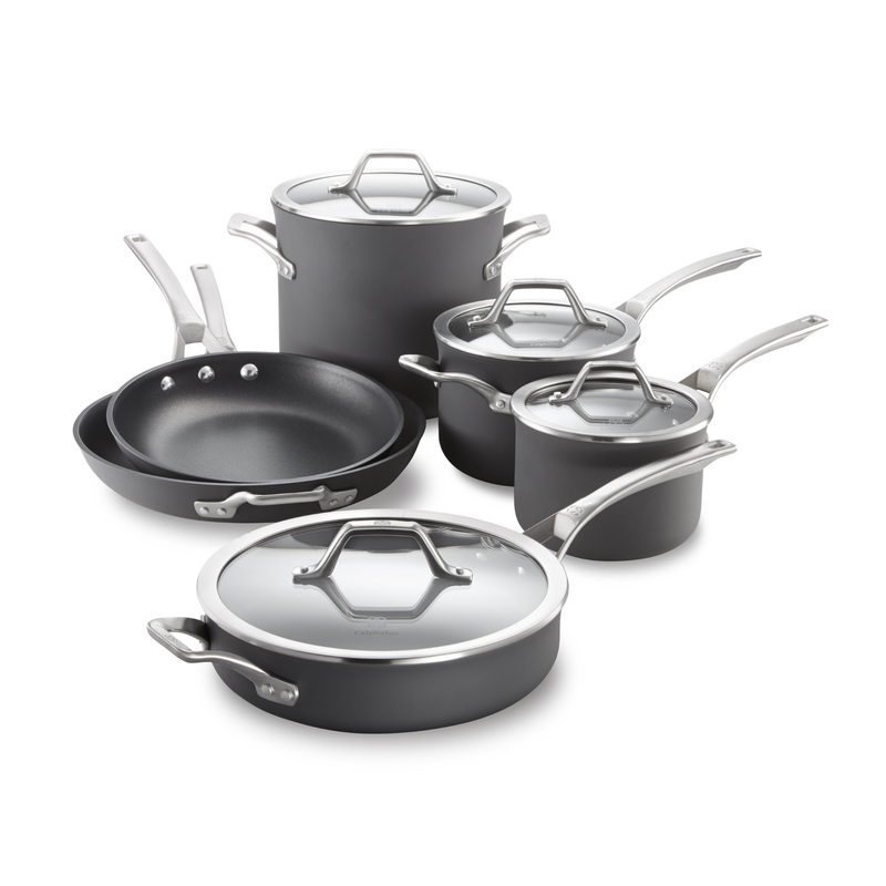 Calphalon Signature Hard-Anodized Nonstick 10 Piece Cookware Set