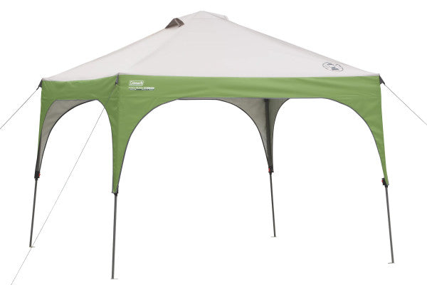 Coleman Canopy Sun Shelter with Instant Setup, Sun Shelter with Wheeled Carry Bag Sets Up in About 3 Mins, 10x10ft Canopy for Sporting Events, Tailgating, Camping, & More