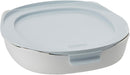 Rubbermaid DuraLite Glass Bakeware, 1.75-Quart Square Baking Dish, Cake Pan, or Casserole Dish with Lid