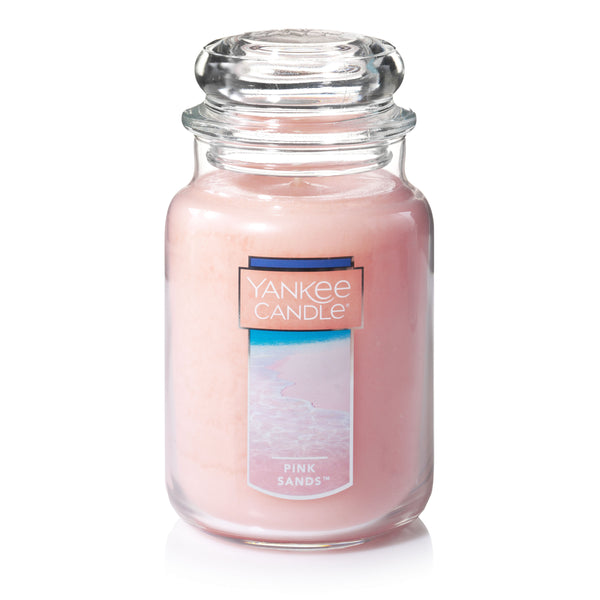 Yankee Candle Classic Large Jar Single Wick Candle, Pink Sands, 22 Ounce