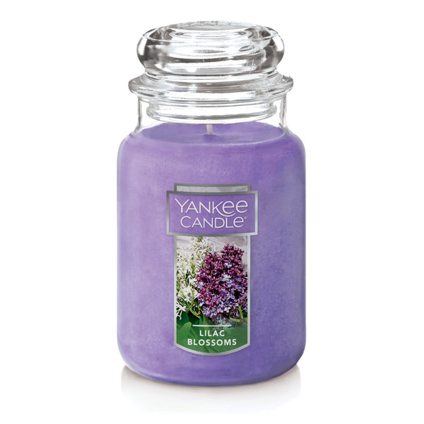 Yankee Candle Classic Large Jar Single Wick Candle, Lilac Blossoms, 22 Ounce