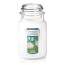 Yankee Candle Classic Large Jar Single Wick Candle, Clean Cotton, 22 Ounce