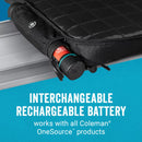 Coleman Rechargeable Bleacher Seat | OneSource Stadium Seat & Lithium Ion Battery