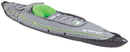 Sevylor QuickPak K5 24 Gauge PVC Polyester 1 Person Inflatable Kayak w/Hand Pump, Paddle, Double Lock Valves and Easy To Carry Backpack System, Gray