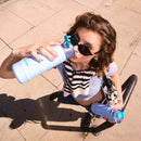 bubba DualSip Leakproof Insulated Water Bottle with Straw, Field Trip, 24 Ounce